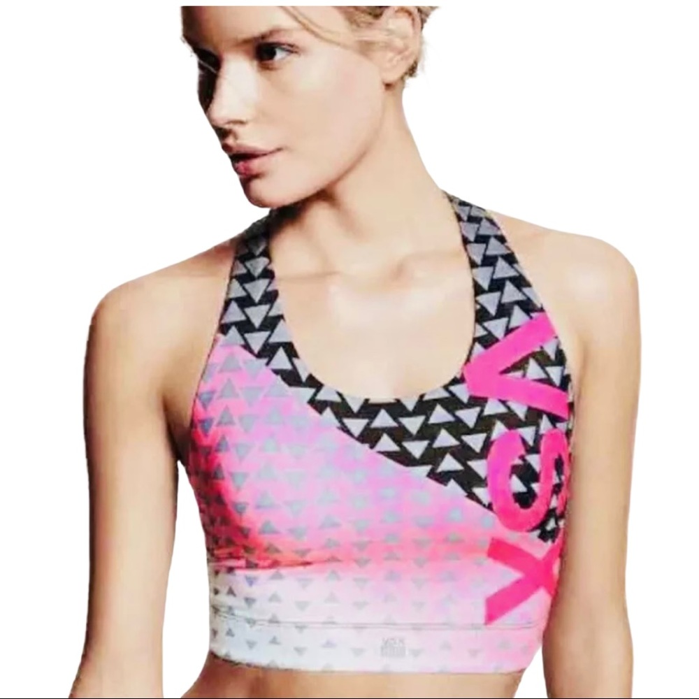 Victoria’s Secret The Show-Off Sports Bra Pink, Black, Grey